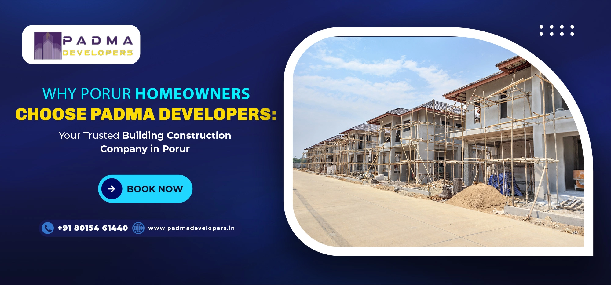 Building Construction Company in Porur: Padma Developers' Complete Home Construction Solutions & Pricing
